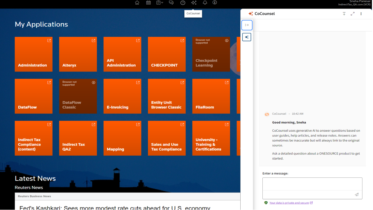 ONESOURCE Determination - feature image - Product Assistant UI