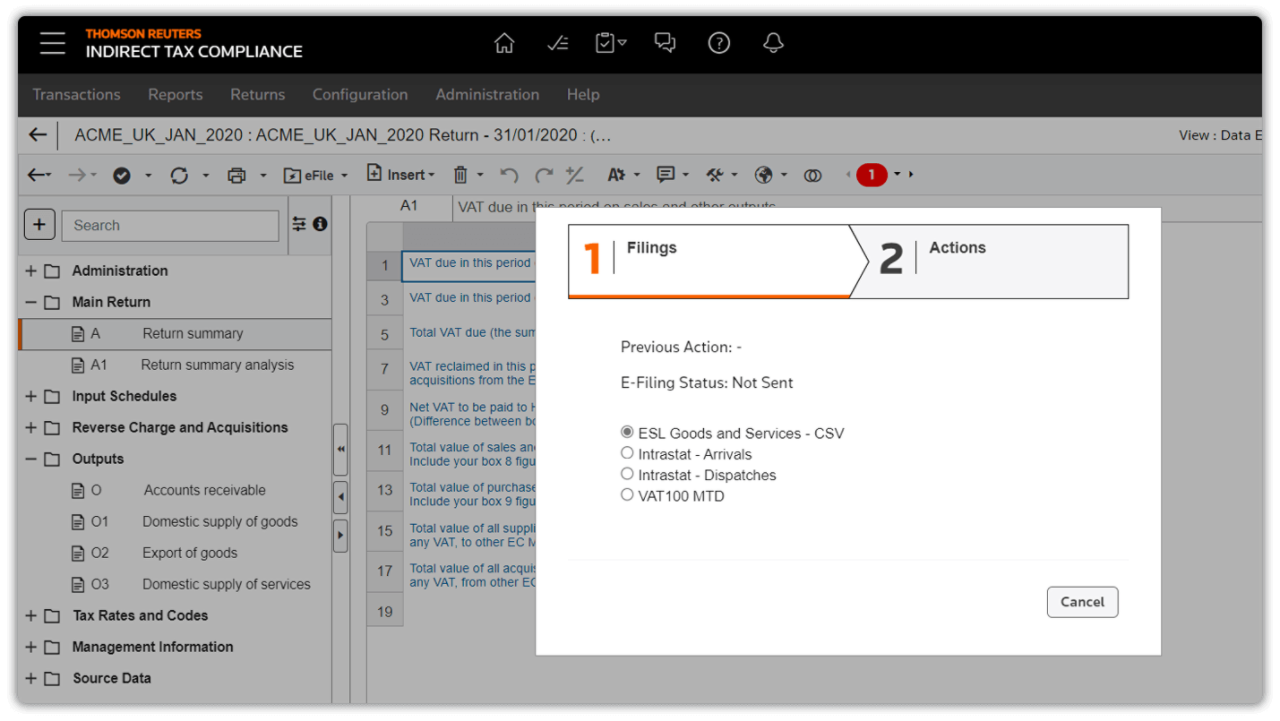 Meets all reporting requirements anywhere in the world.